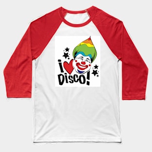 I heart Disco logo Baseball T-Shirt